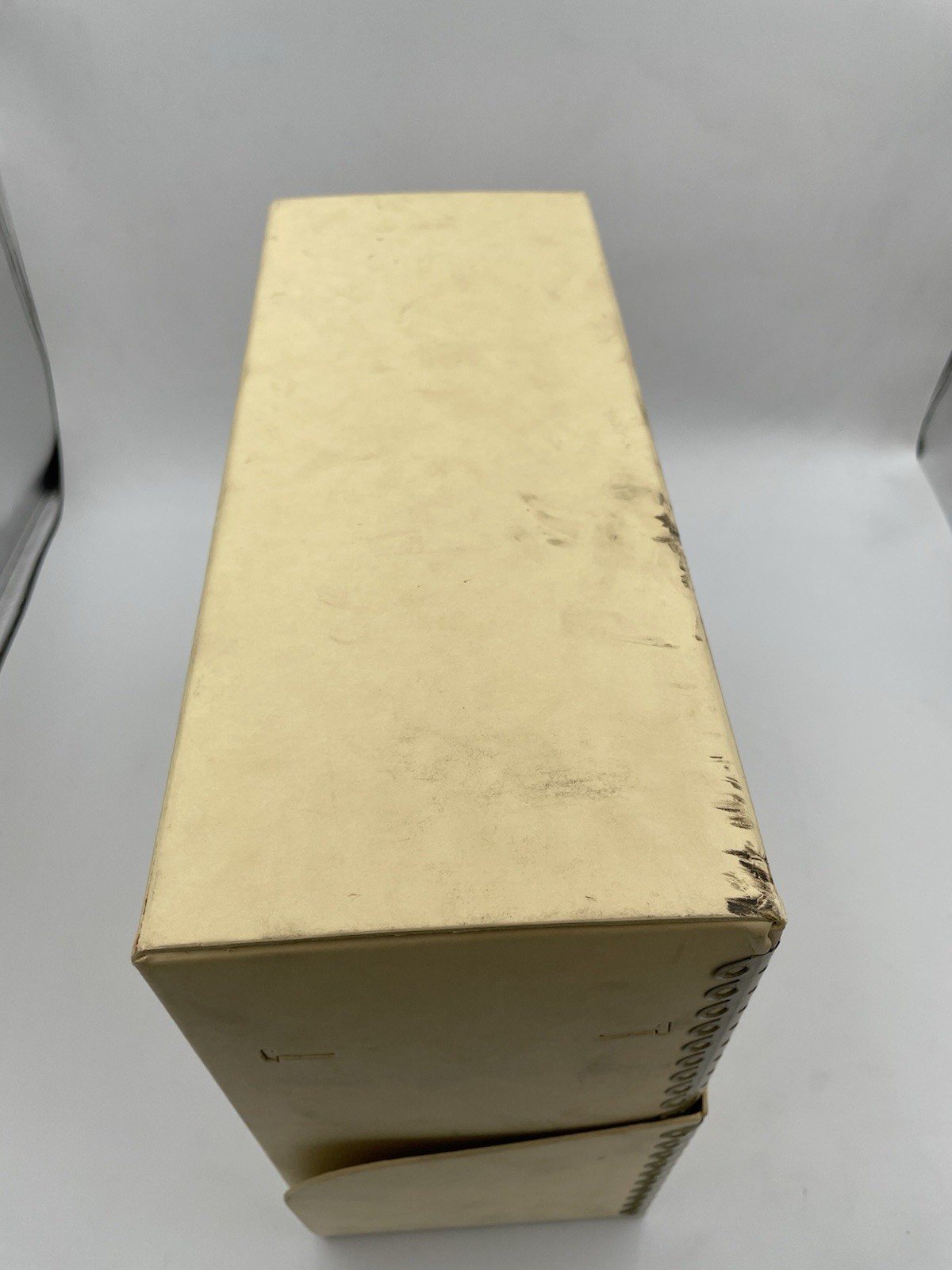 Vtg Archival Storage Box Metal Edge Archival Boxboard AcidFree 12.5x10.5x5