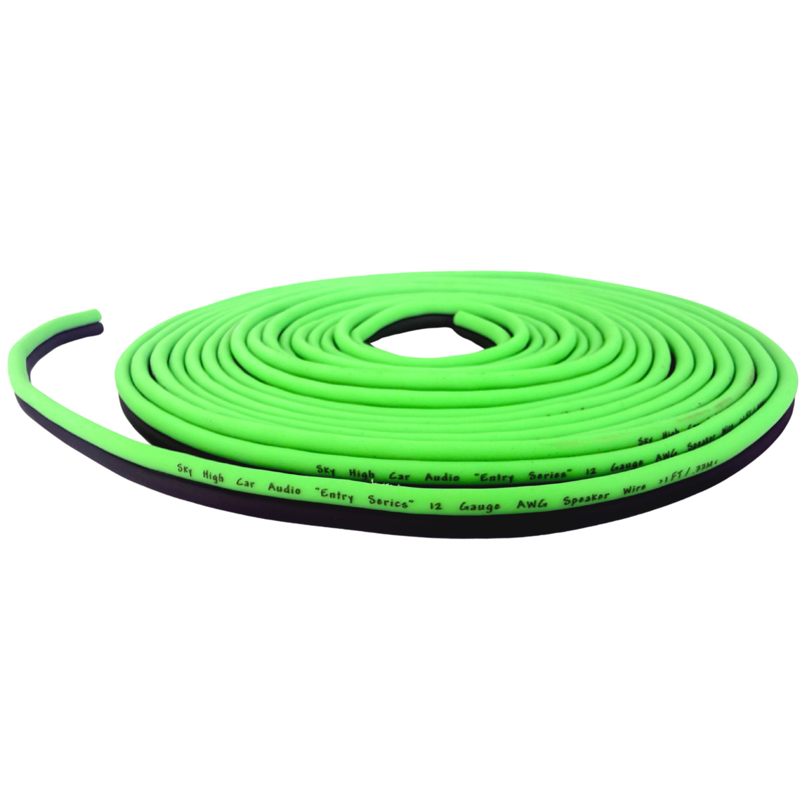 1/0 Gauge Green Amp Wiring Kit CCA Sky High Car Audio Amplifier Install Kit Sub