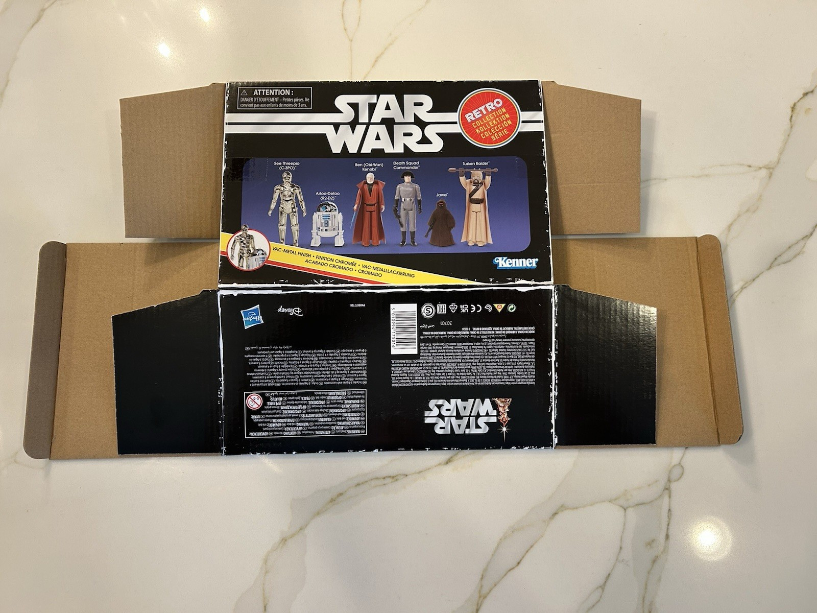Star Wars Retro Collection Box Only Multipack 6Pack A New Hope Wave 2 Box