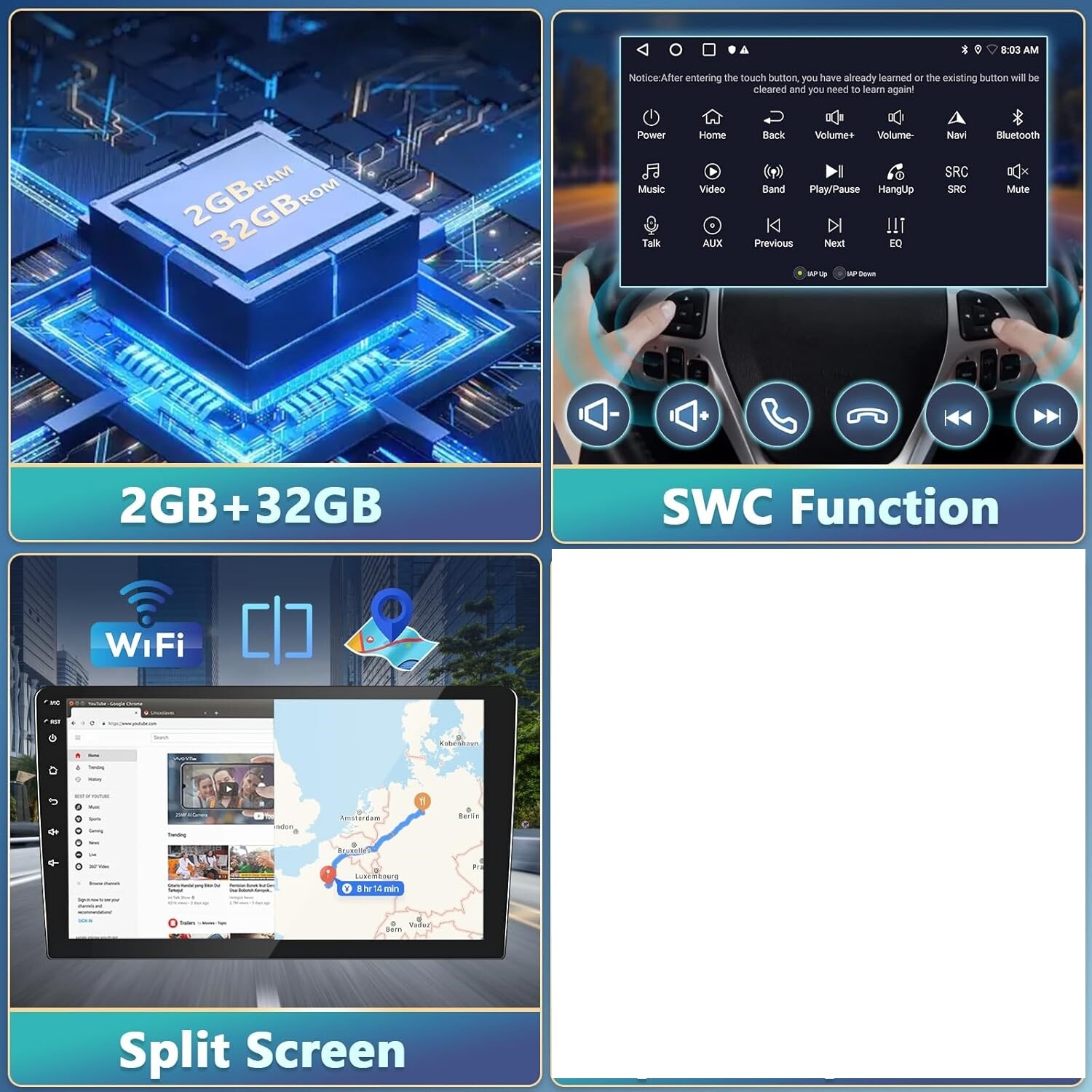 For 2020-2024 Ford Transit 150 250 350 10.1" Carplay FM GPS Dash Radio BT NAVI