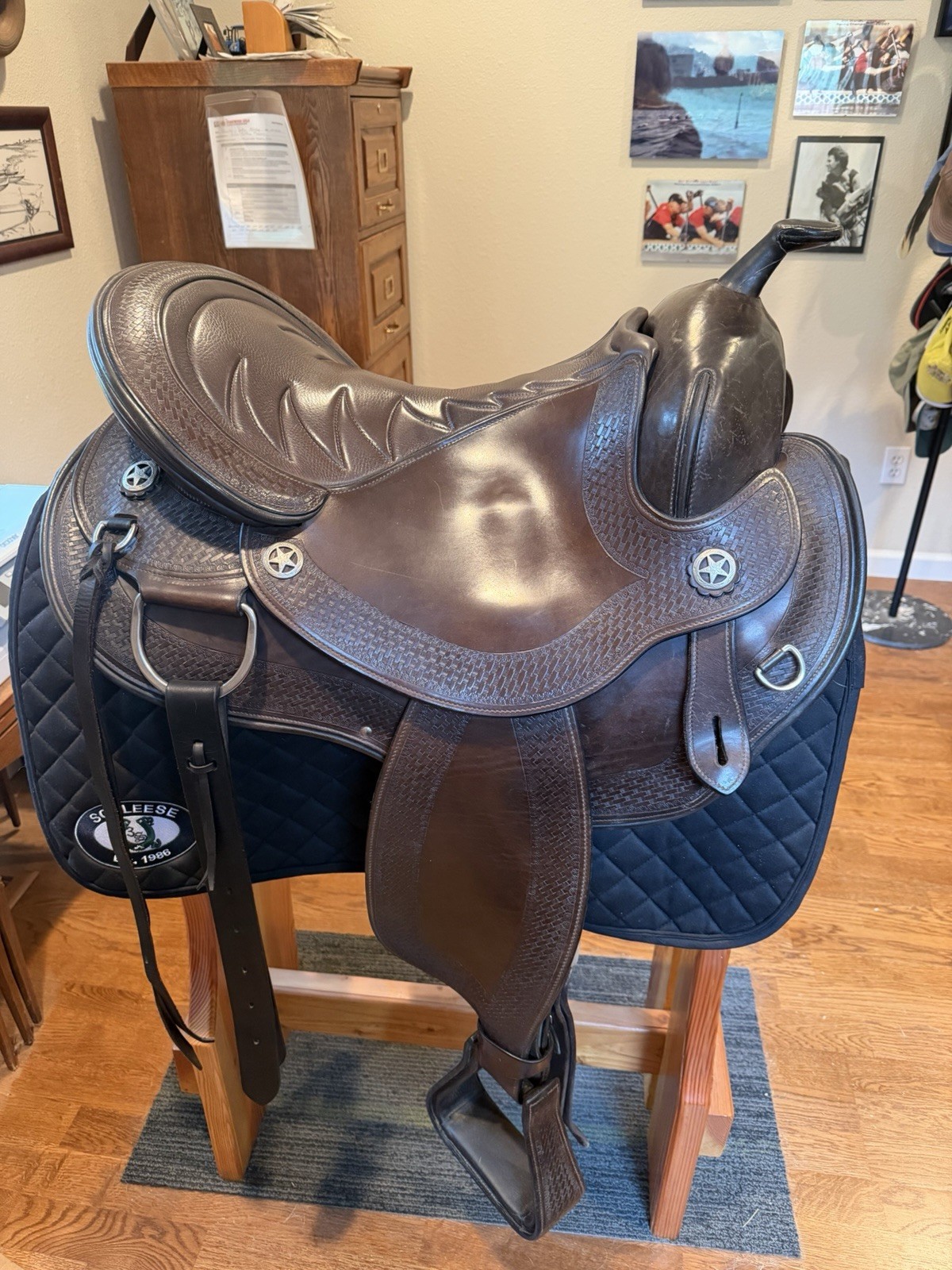Schleese "Cadence" Western Saddle-16" In Excellent Condition