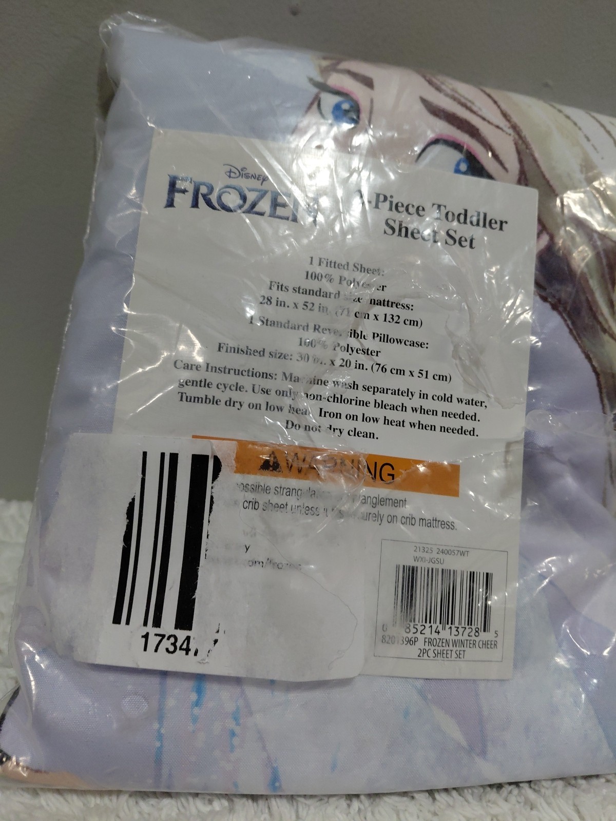 Disney Frozen 2-piece Toddler Sheet Set Multicolor