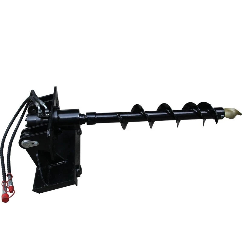 8-Inch Auger Post Hole Drill for Mini Skid Steer Loader, New