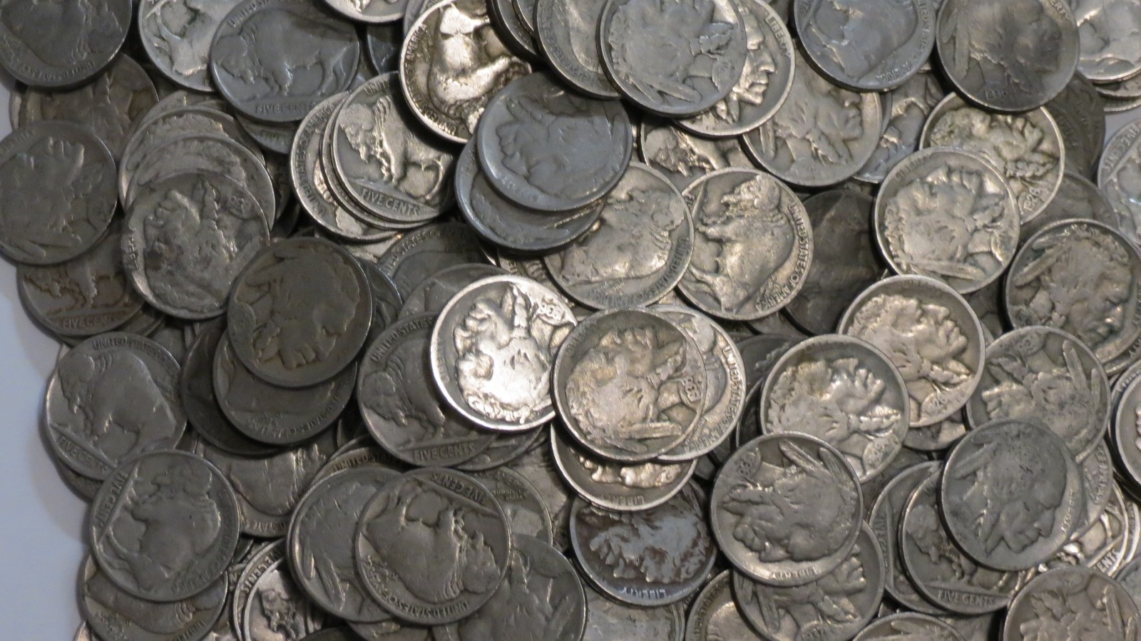 500 Buffalo Nickels Bulk Lot P Mint Only Part Date to Strong Part Date 5c Coins