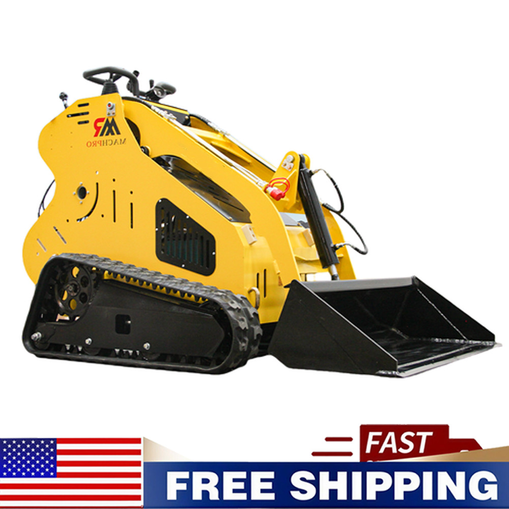Mini Skid Steer Track Loader | 13.5HP GAS Engine |Tracked |FREE SHIPPING YELLOW
