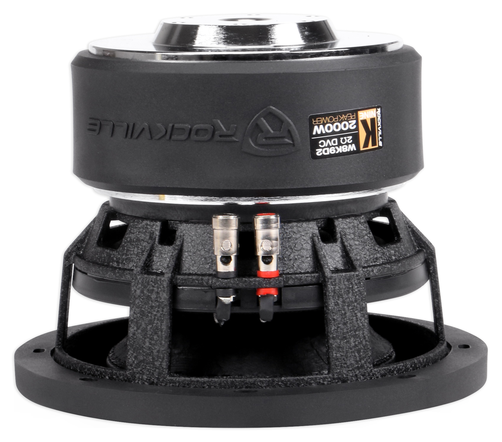Rockville W8K9D2 8" Inch 2000w Car Audio Subwoofer Dual 2-Ohm Sub CEA Compliant