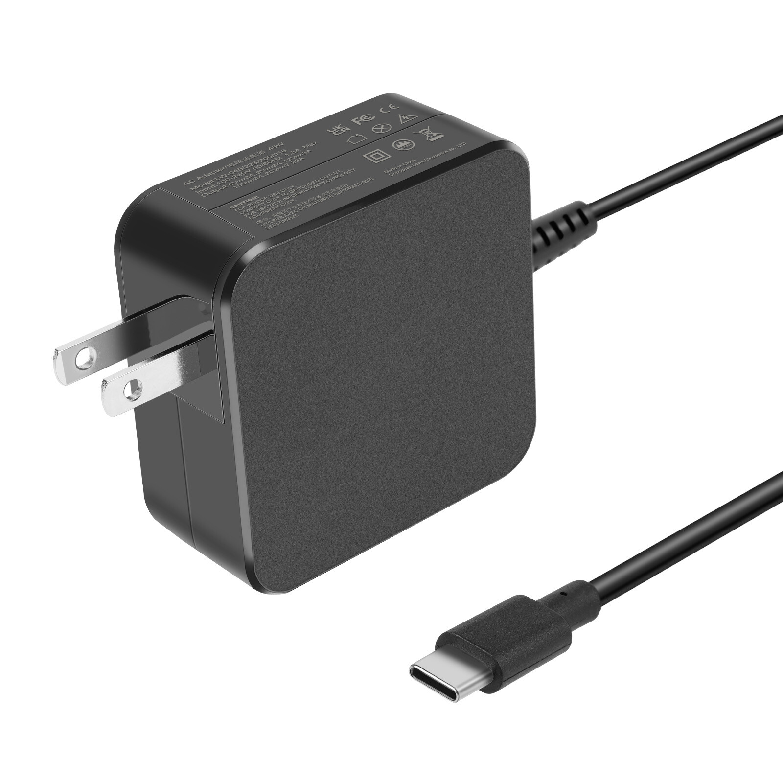 Steam Deck POWER SUPPLY W20-045N1A Charger 45W USB-C Charger Universal Laptop US