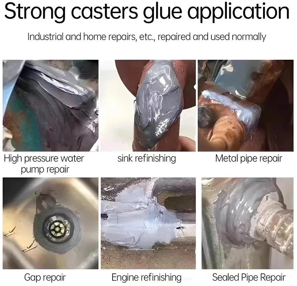 Strong Foundry Glue, High Temperature Resistant Casting Repair,Metal Repair Glue