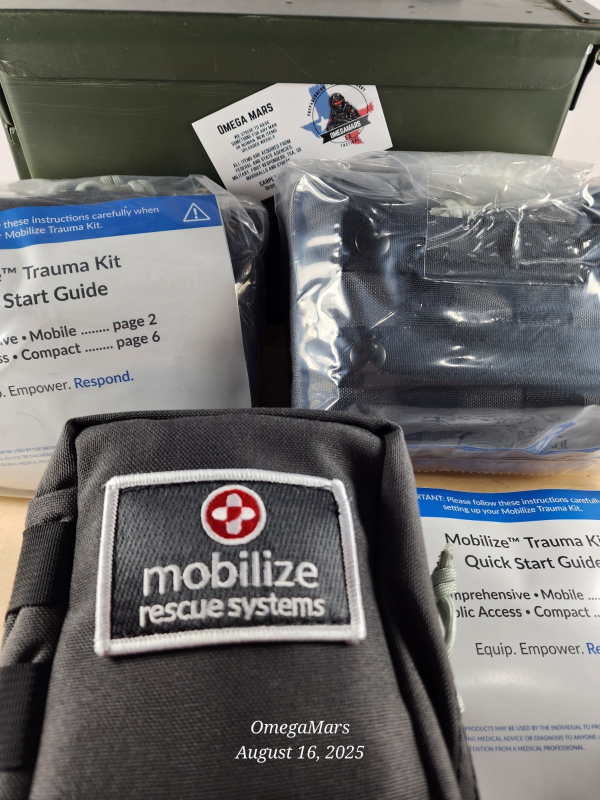 Zoll Mobilize® Compact trauma kit, Medical, BRAND NEW, Manu 2025