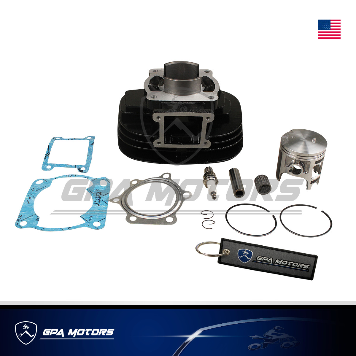 Cylinder Piston Gasket Top End Rebuild Kit fit Yamaha Blaster 200 YFS200 88-06