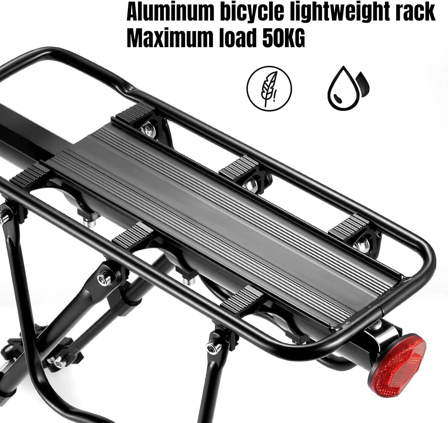 Bike Rear Cargo Rack Luggage Carrier Pannier Bicycle Alloy Fender Mountain Bike