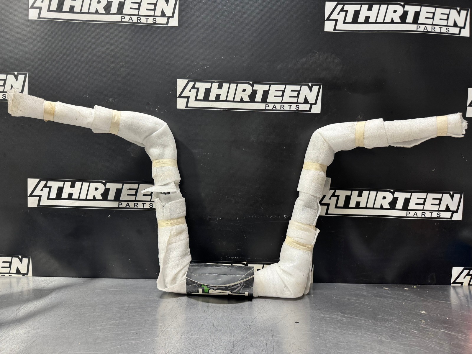 KST KUSTOMS HANDLEBARS OUTLAW 14” SATIN BLK APE HANGERS 1.25” #L440