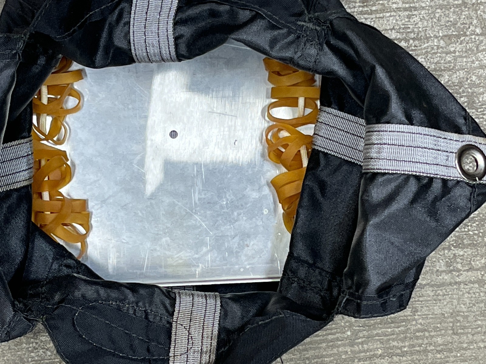 Deist Drag Parachute pack, for 10' chute, 7x7, Simpson pilot is for 12' chute