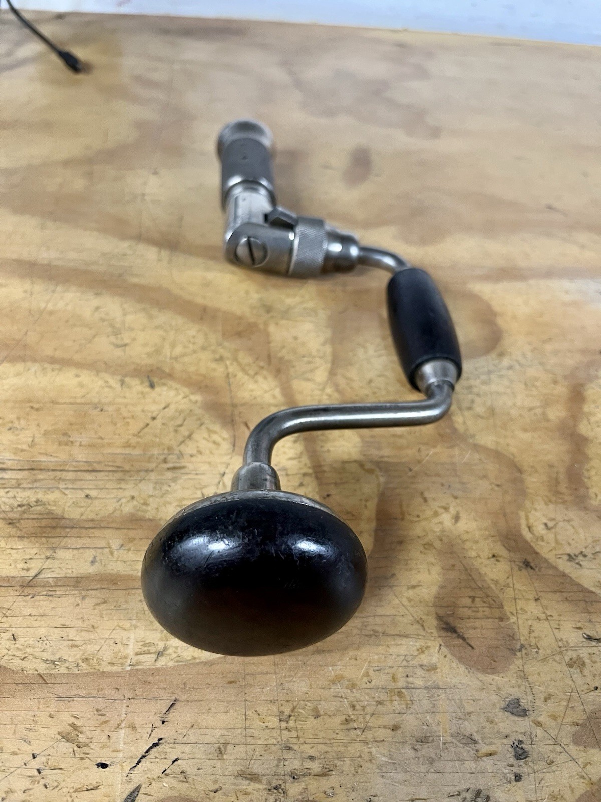 Vintage John Fray Rare Petite 6” Sweep Bit Brace Hand Drill Fine & Shop Ready