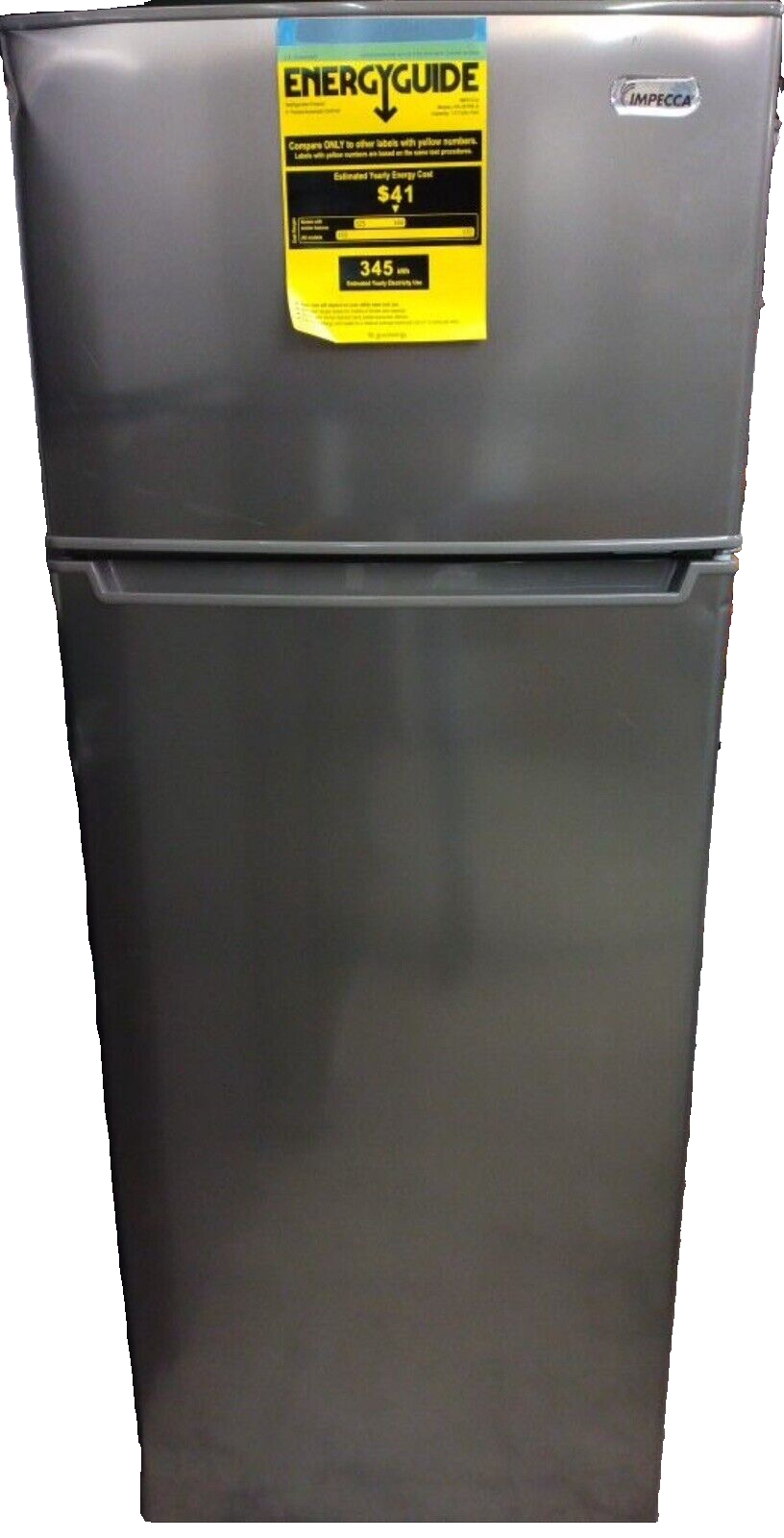 IMPECCA 7.4 Cu. Refrigerator, Top Mount Freezer 21.6"W, small Apartment, Office