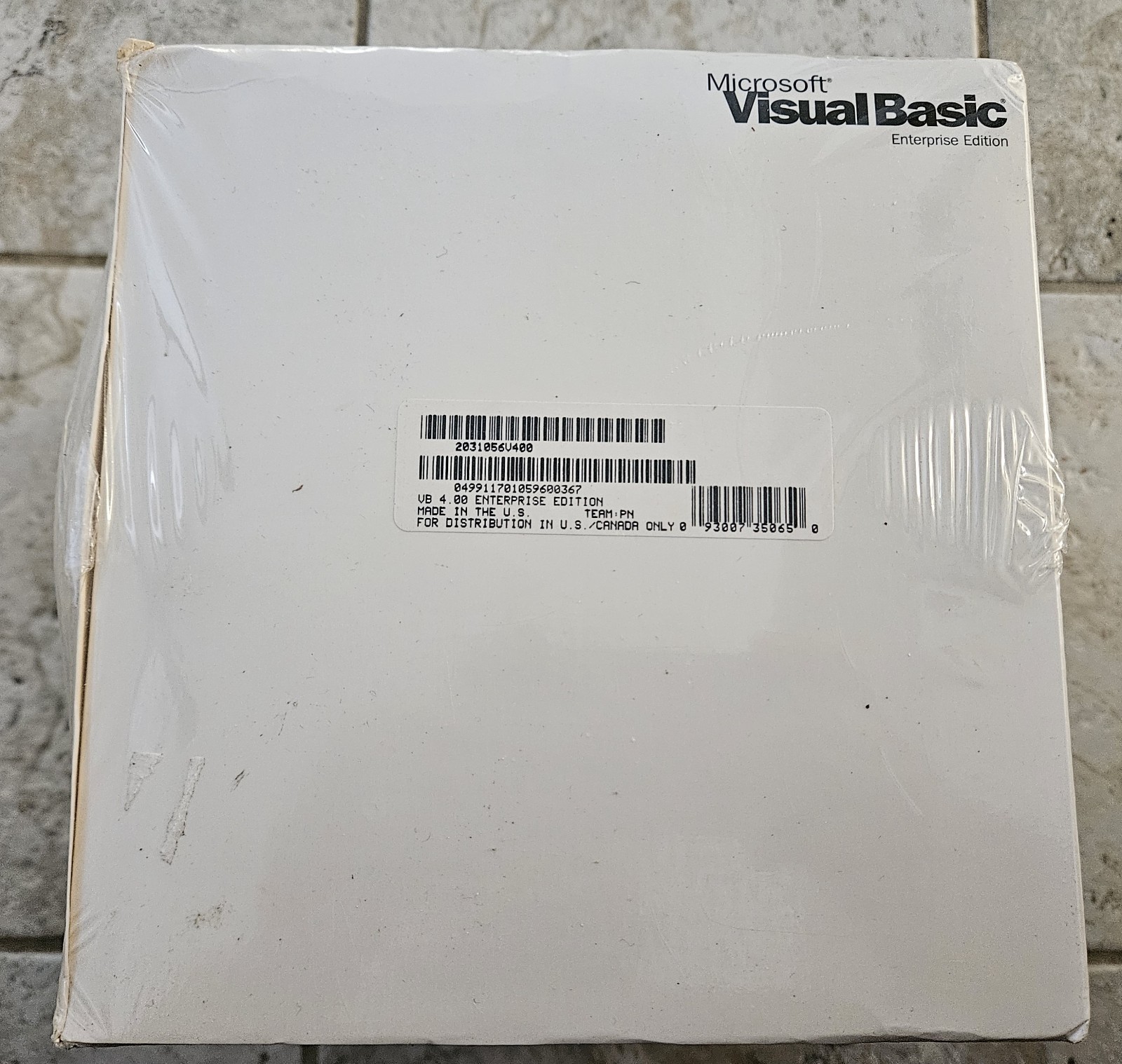 NEW Microsoft Visual Basic 4.0 Enterprise Full Edition for Windows 3.1 95 NT