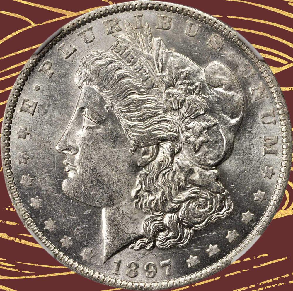 1897-O Morgan Silver Dollar XF Coin