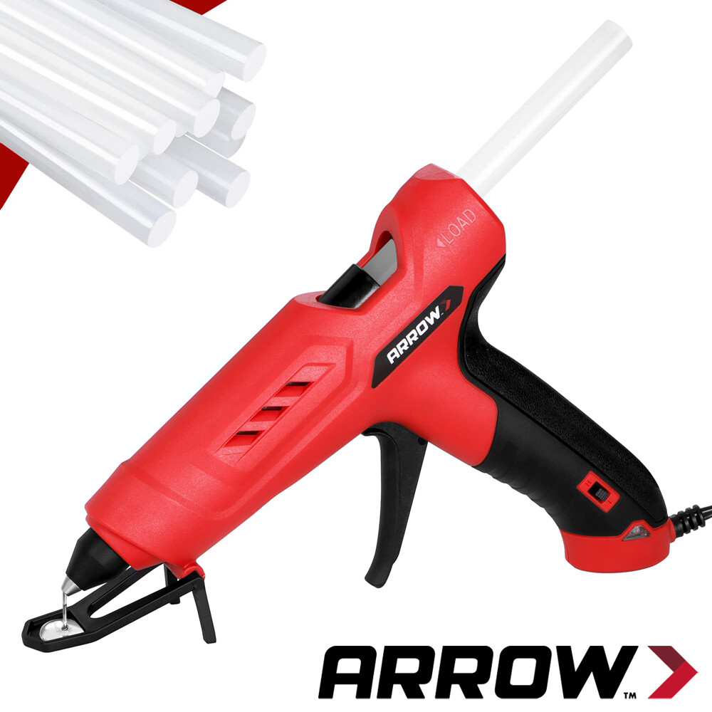Arrow Heavy Duty Hot Glue Gun Kits w/12PC Glue Gun Sticks High/Low Temp Glue Gun