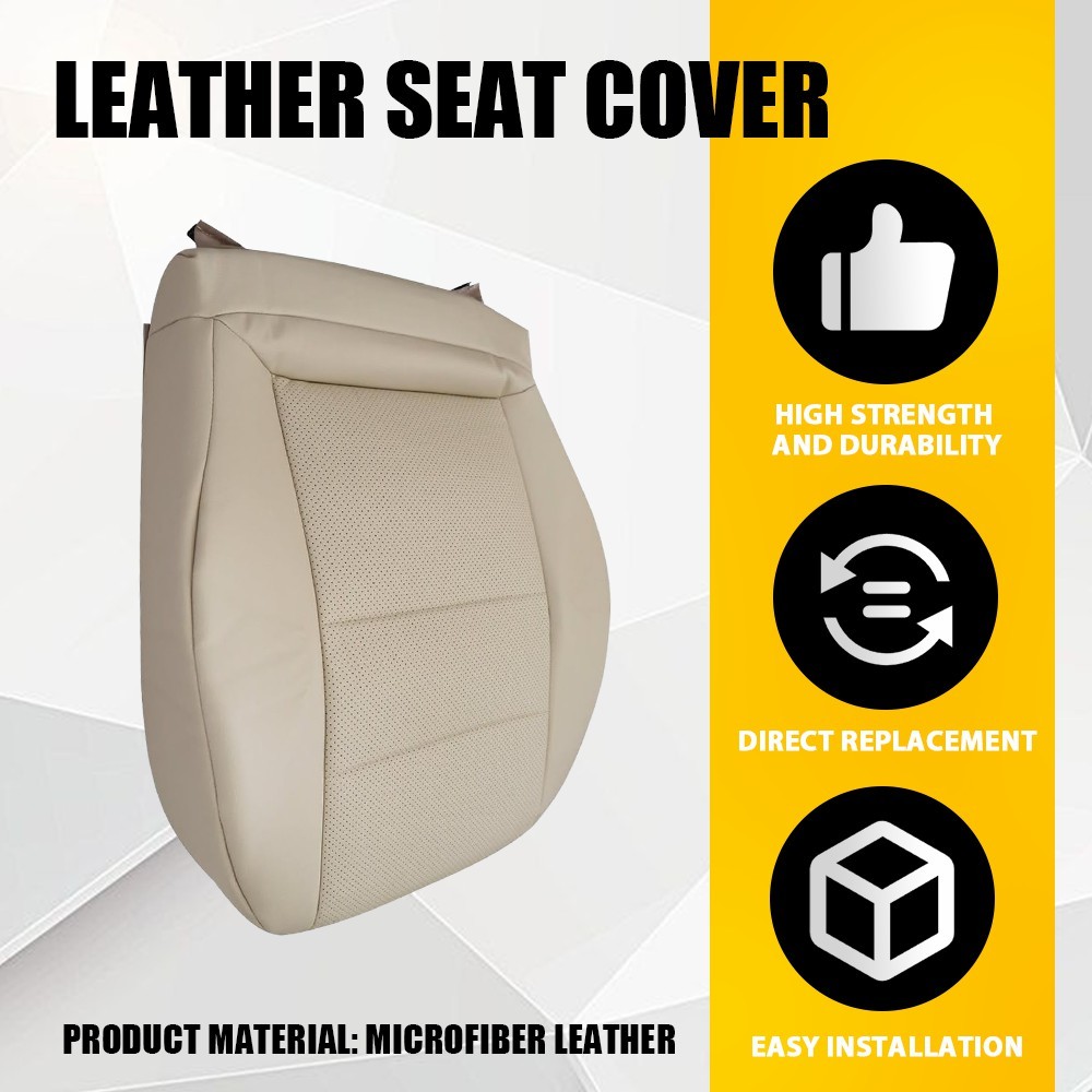 Fits 2008-15 Mercedes Benz GLK250 GLK350 Driver Bottom Leather Seat Cover Tan EK