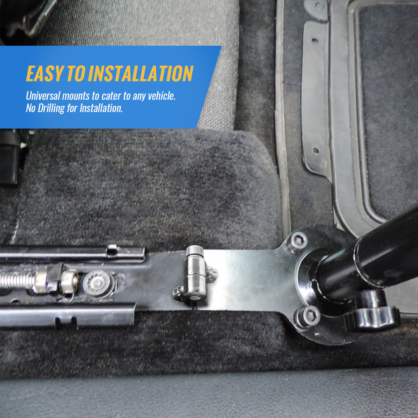 K005-B1 Car Laptop Mount Truck Vehicle Notebook Stand Holder with Non-Drilling