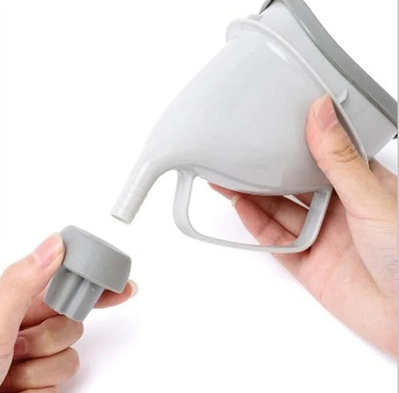 1pc Portable Unisex Urinal Funnel Outdoor Travel Camping Toilet Aid - NEW