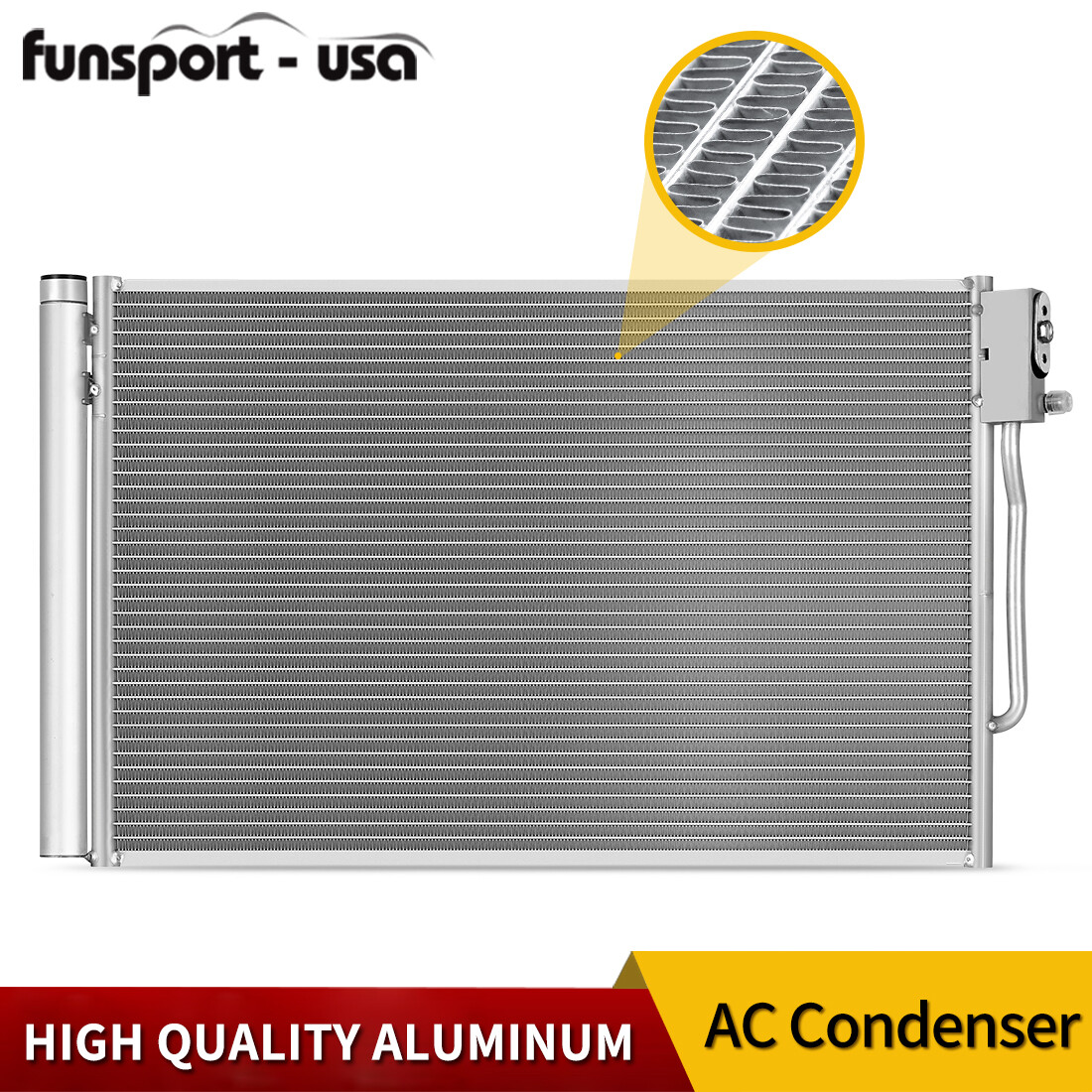 AC Condenser for 2017 2018 2019 Buick LaCrosse 2016-2022 Chevy Malibu Aluminum