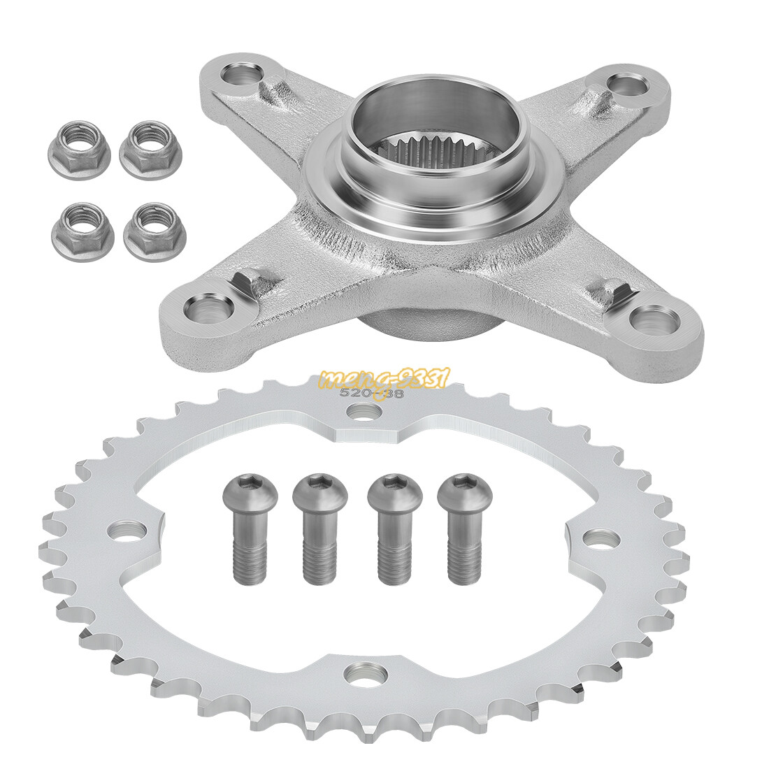 REAR SPROCKET HUB COLLAR AXLE For YAMAHA YFZ450 2004-13 RAPTOR 700 700R 2006-24