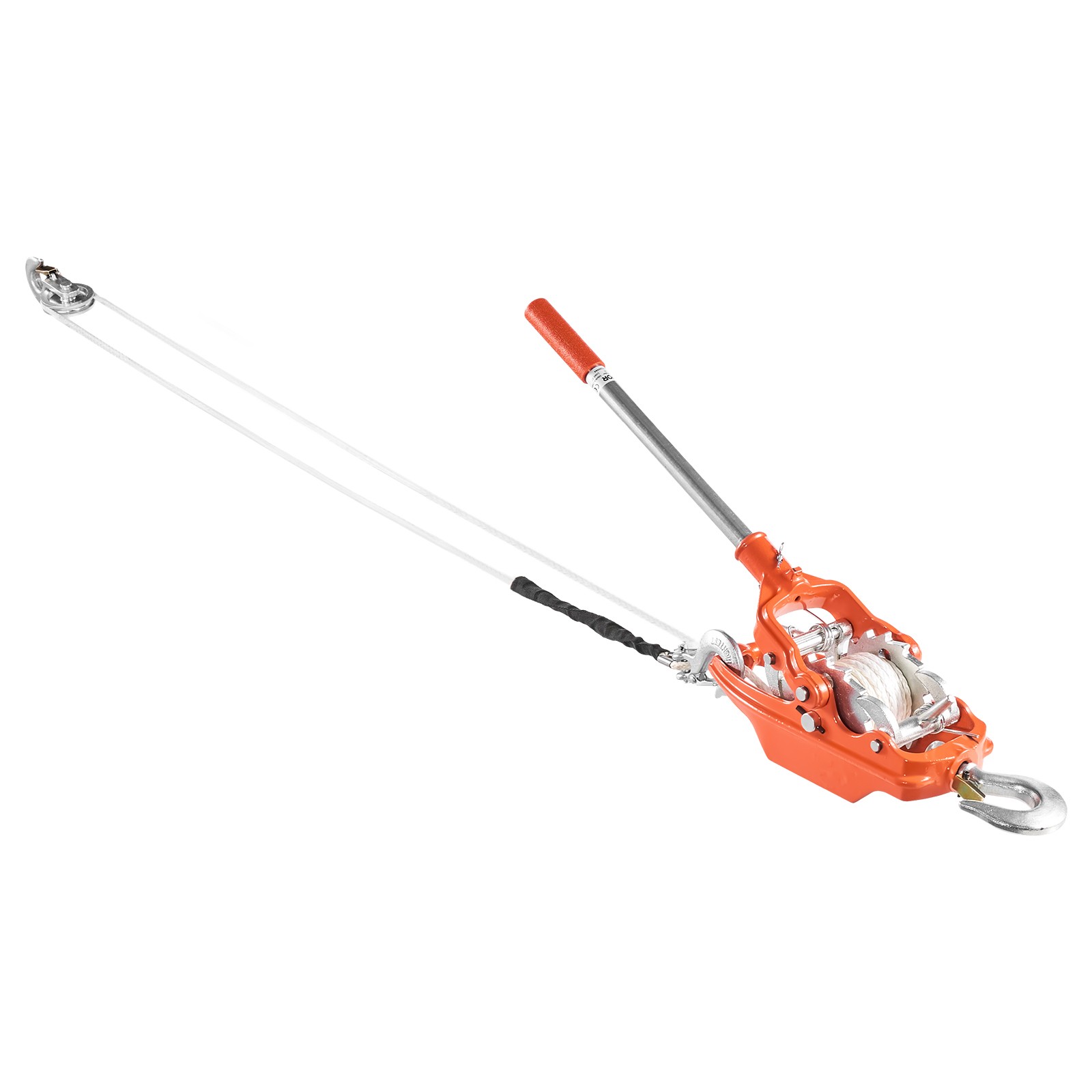 VEVOR Rope Puller 6614 lbs Capacity Come Along Winch 35 ft of 0.3 in Dia Rope