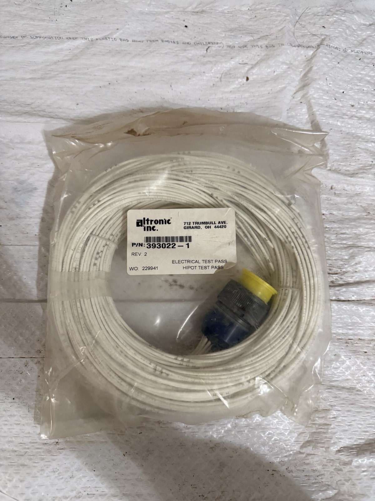 Altronic 393022 - 1 Ignition Wiring Harness New In Package