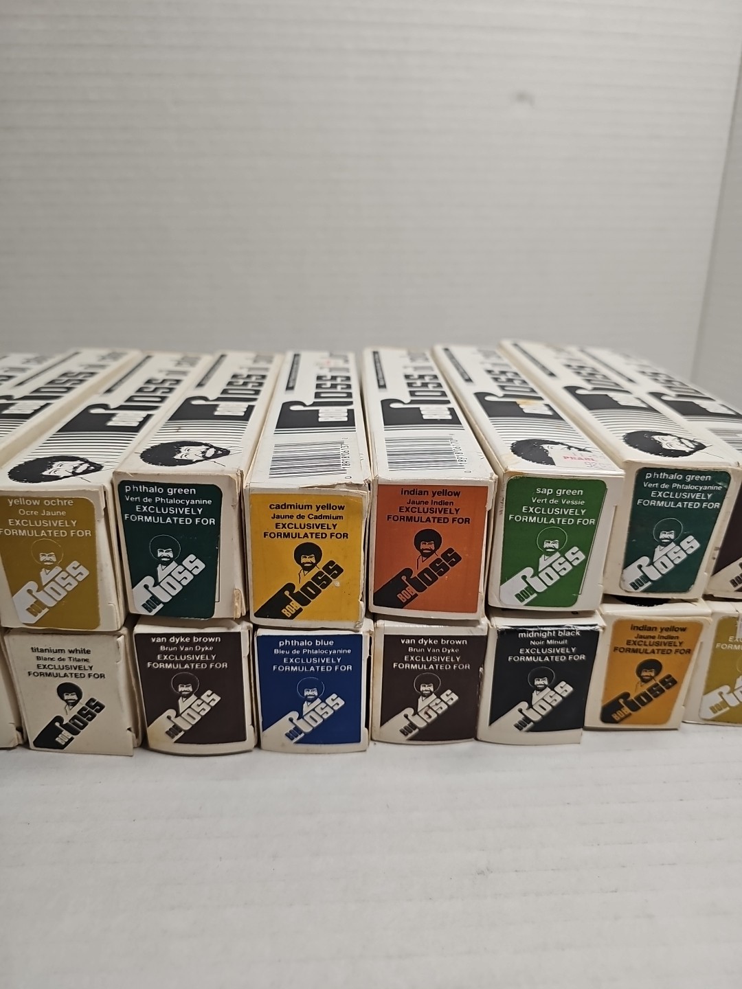 Lot Of 20 Bob Ross Oil Paint 5oz, 2 1.25oz, 2 Oil Paint 7/14oz, & More (NOS)