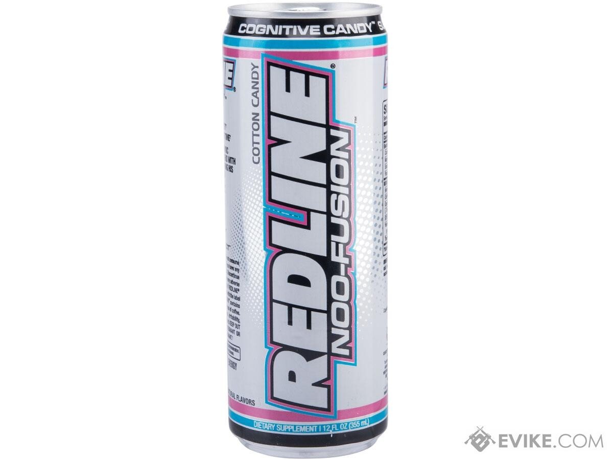 REDLINE NOO Fusion - Carbonated Pre-Workout Energy Drink | Variety Pack, 12 Cans