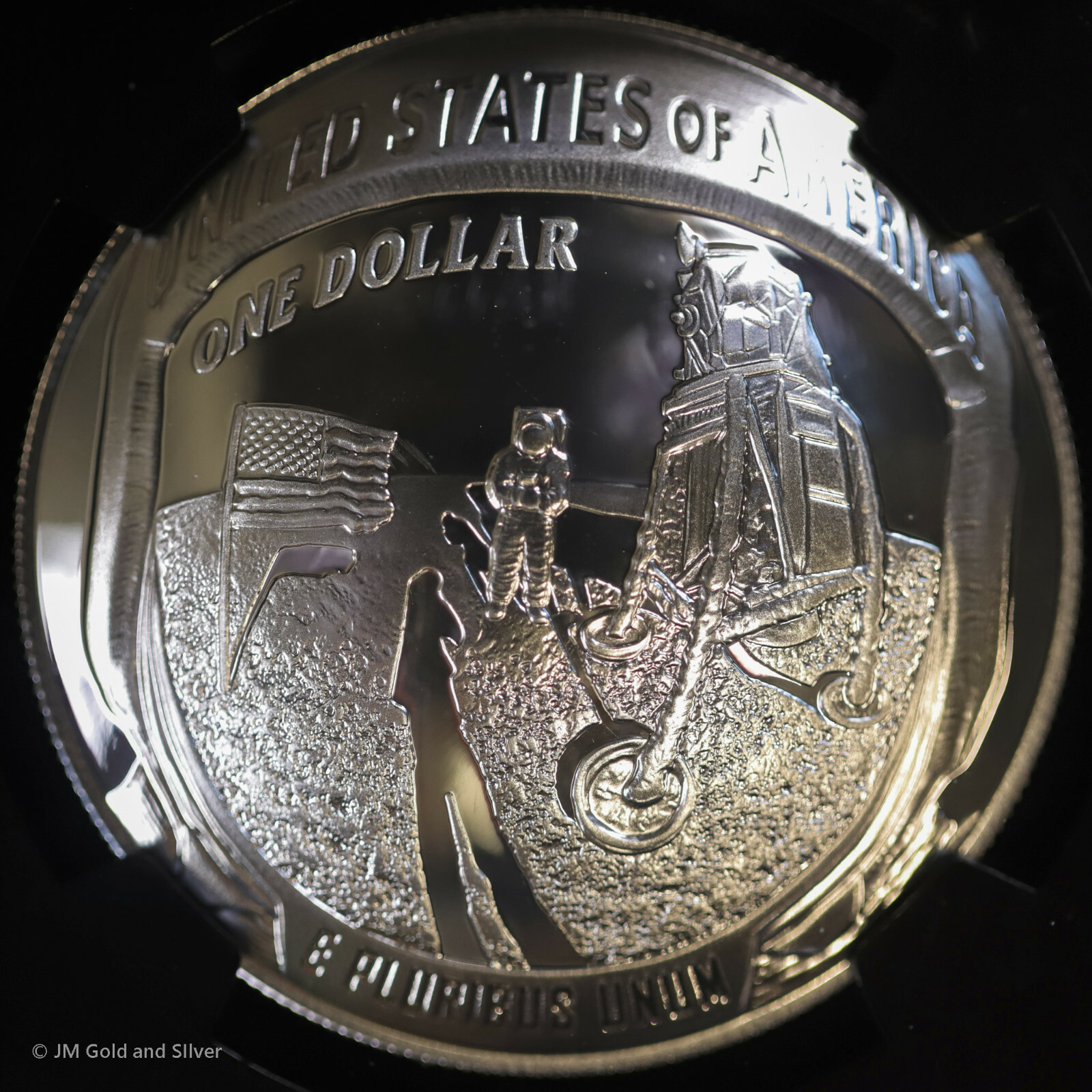 2019 P Proof Apollo 11 50th Anniv Commem Silver Dollar NGC PF 70 UCAM | FDOI PR