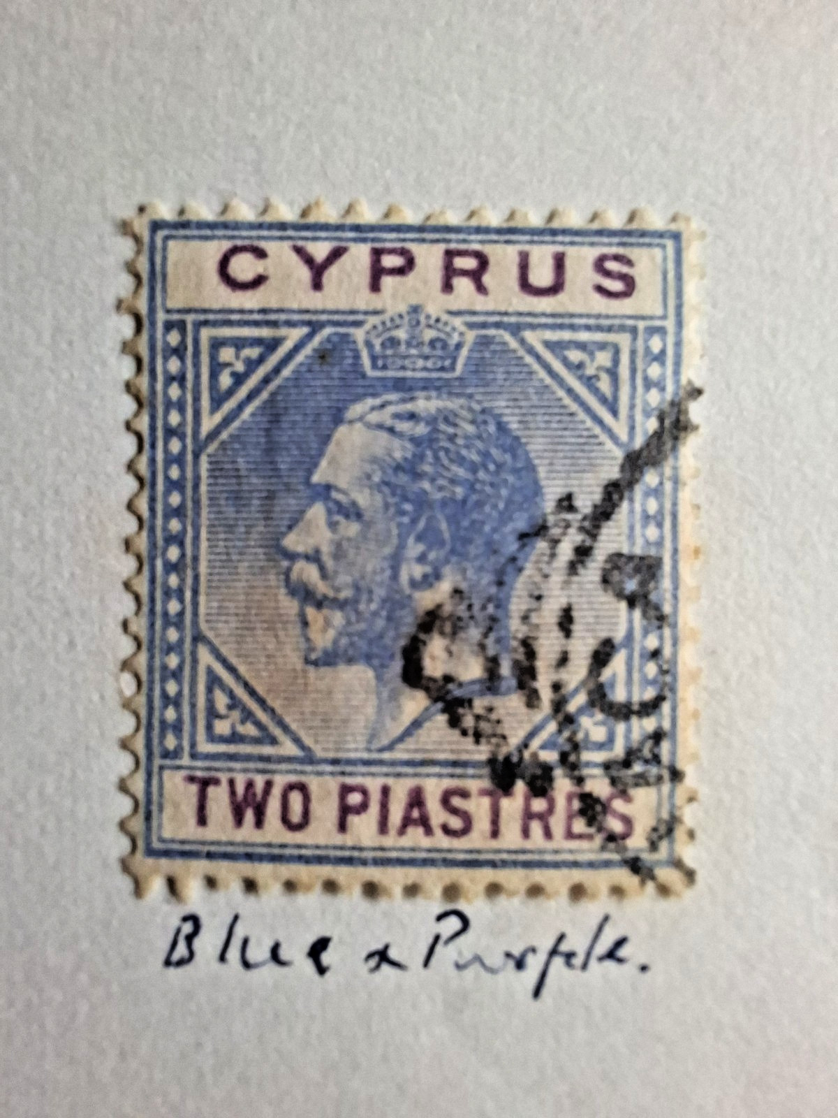 CYPRUS - 34 early stamps 1881-1960 from early albums