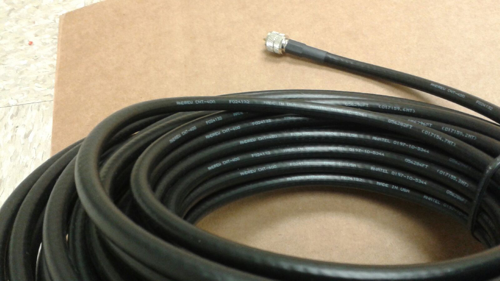 US MADE LMR-400 Ham Radio LMR Antenna PL259 to PL259 coax cable 50 FT