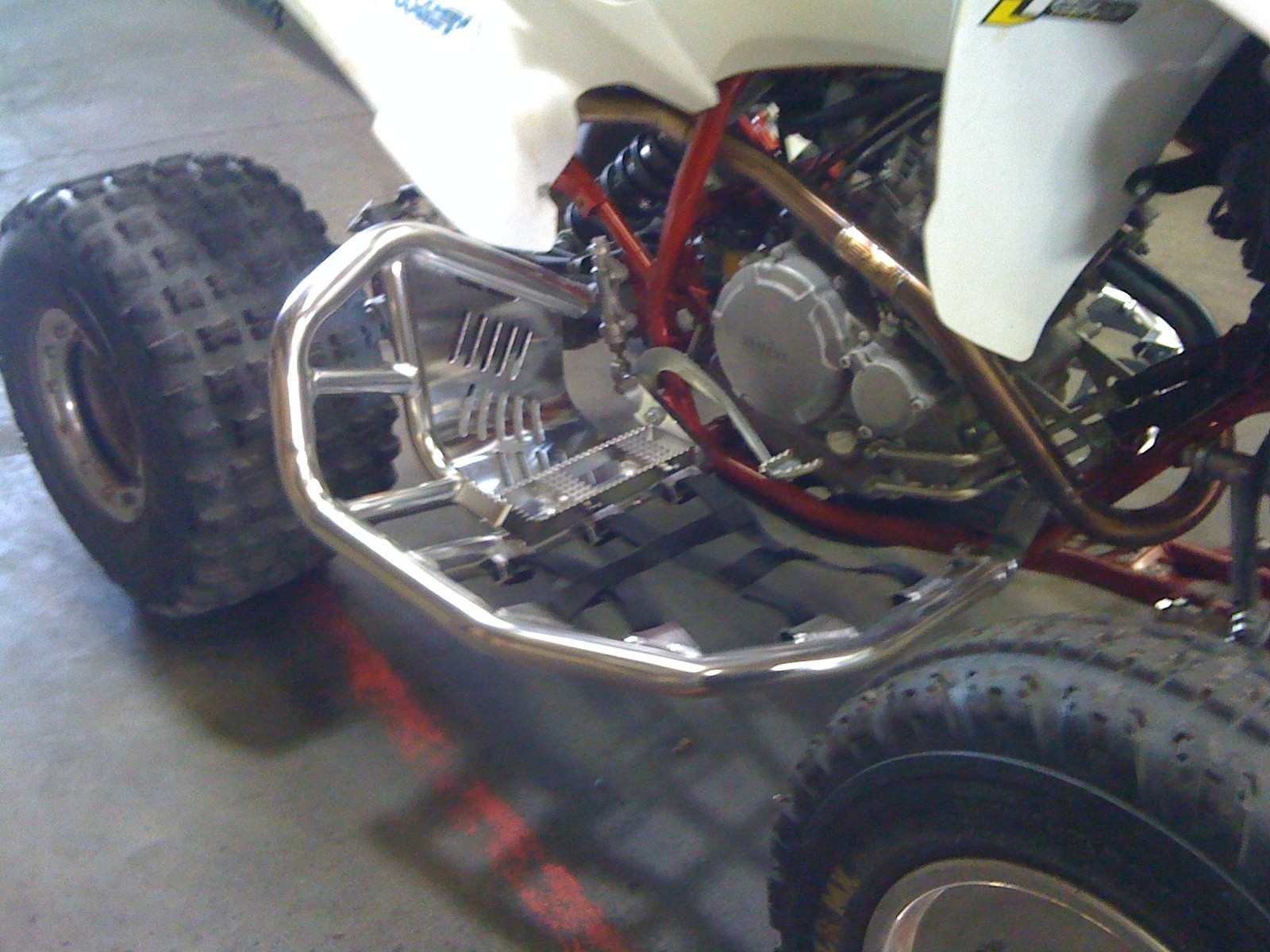 Yamaha Raptor 250 250R 125 125R Nerf Bars Pro Peg Alba Racing Sil bk 192 T7 SB