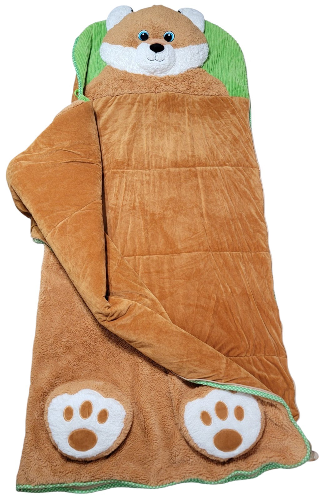 Hugfun Kids Animal Slumber Bag Little Bear Paws Sleeping Bag Nap Time Excellent