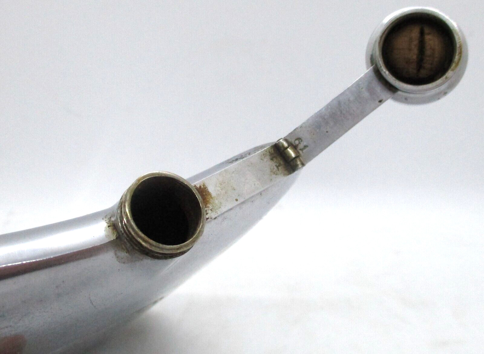 Antique Lord Derby Dinner May 1930 Silverplate Flask