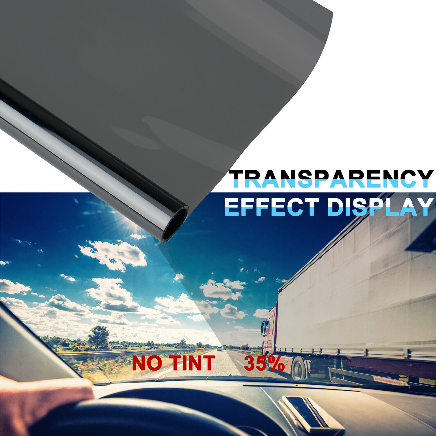 300CM Uncut Roll Window Tint Film 35% VLT 20" x 10ft Feet Car Home Office Glass