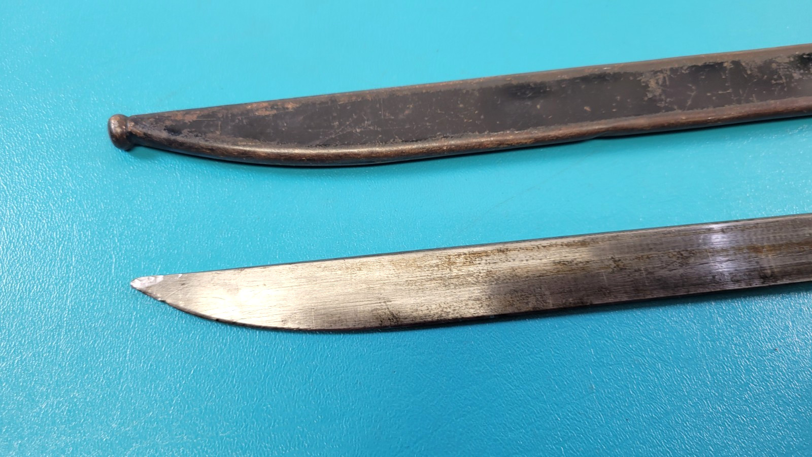 WWII Japanese Type 30 Rifle Bayonet Matsushita Kinzoku Arsenal + Scabbard TR1222