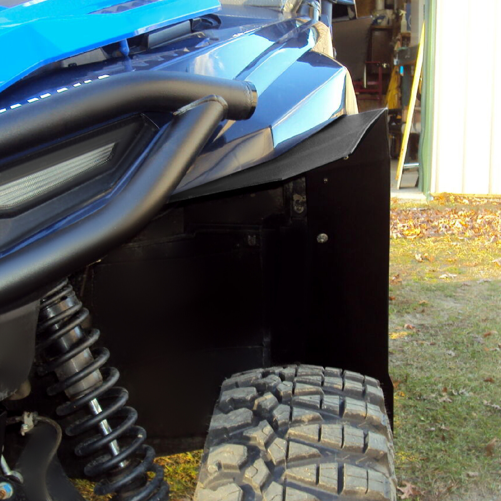 6PCS Fender Flares Overfenders For Yamaha Wolverine RMAX2 1000 2021-2024 Black