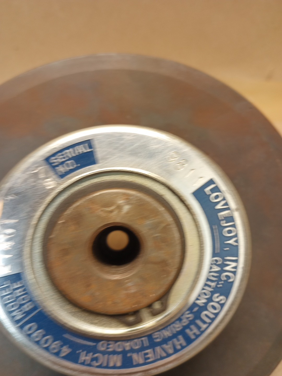 LOVEJOY 21401 SPRING LOADED PULLEY 7/8 BORE