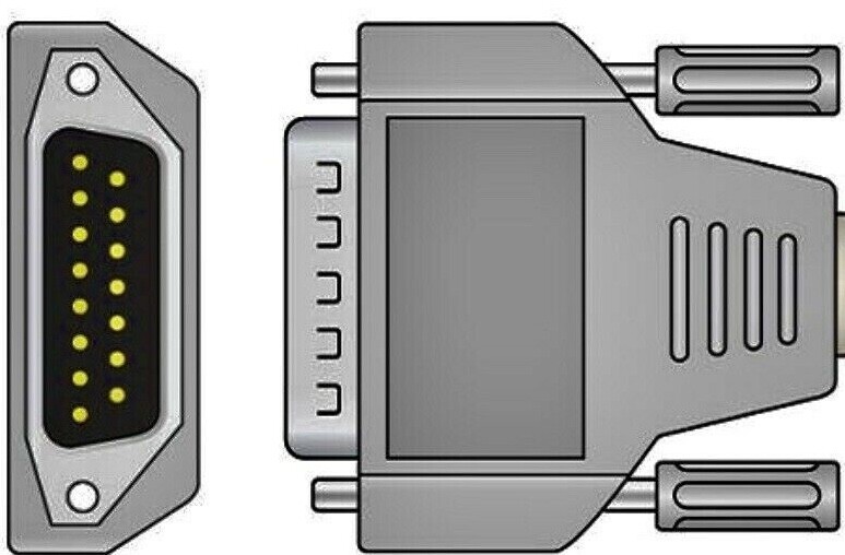 Edan 01.57.107048 Compatible 15 pin 10 Leads EKG Cable Banana -Special Order