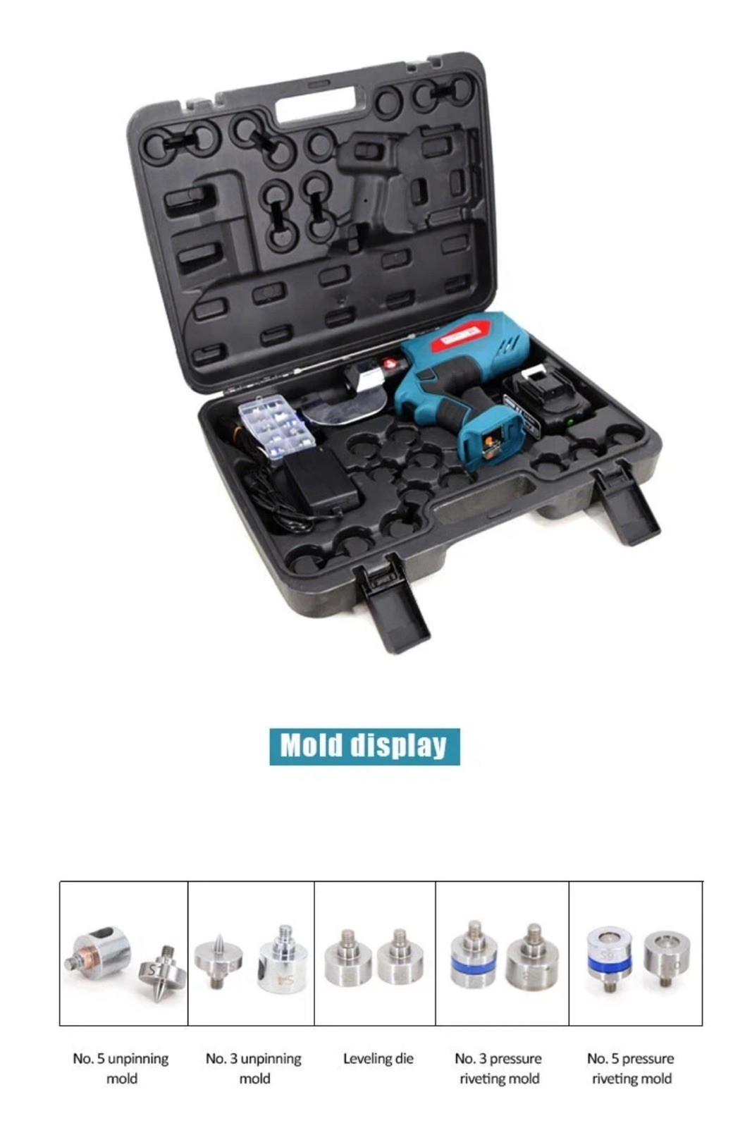 SPR 9100 Aluminum Body Shop Repair Self Piercing Rivet Gun Collision Damage 🔥