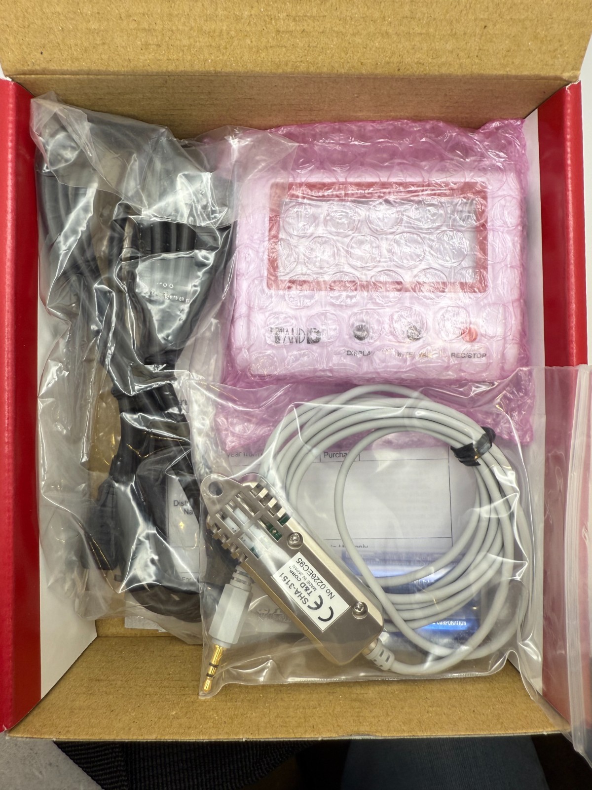 TandD TR-72NW-S Ethernet High Accuracy Temp & RH Logger w/ Ext Sensor *OPEN BOX*