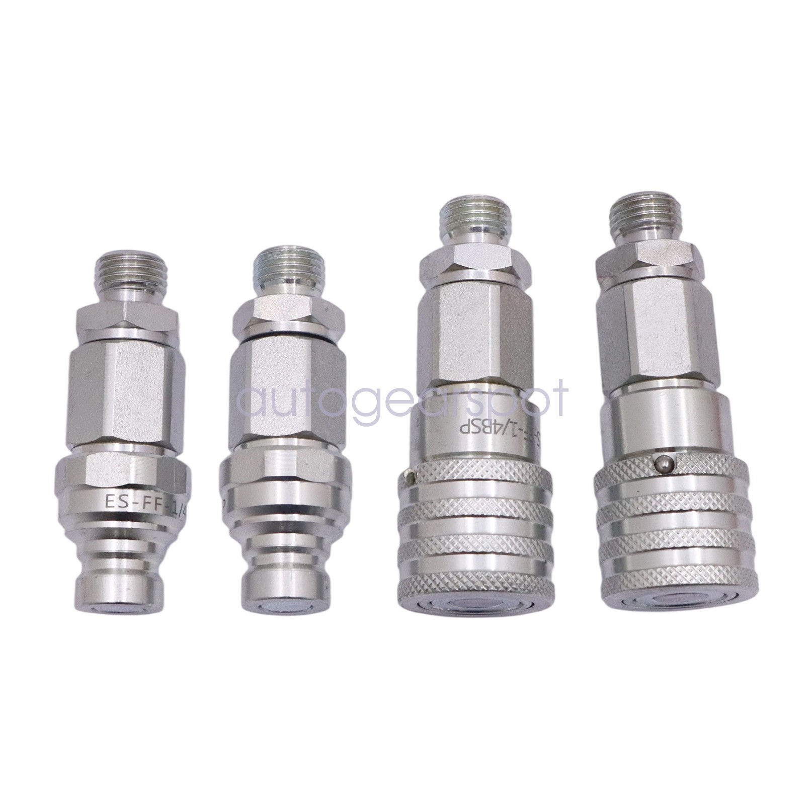 2 Three Way Diverter Valves For 1-2 ton Chinese Mini Excavator w/ Quick Connects