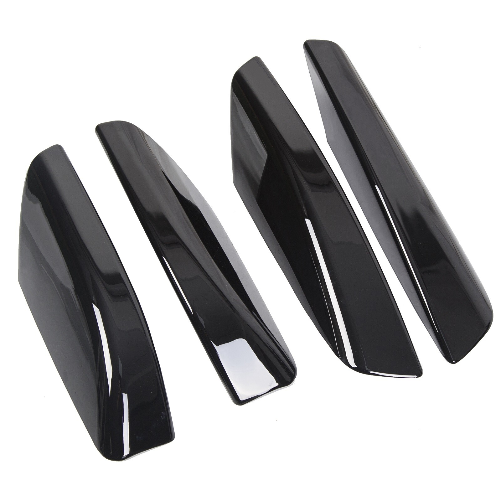 For Toyota 4Runner N210 2003-2009 4PCS Roof Rail Rack End Cover Shell Cap Black