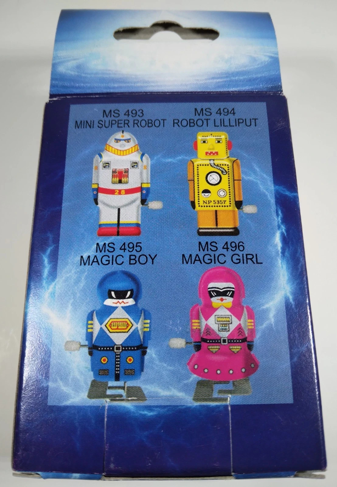 💥🤖 LILLIPUT MINI ROBOT + MAGIC BOY + GIRL 2.5" WALKING WIND-UP MS 494 495 496