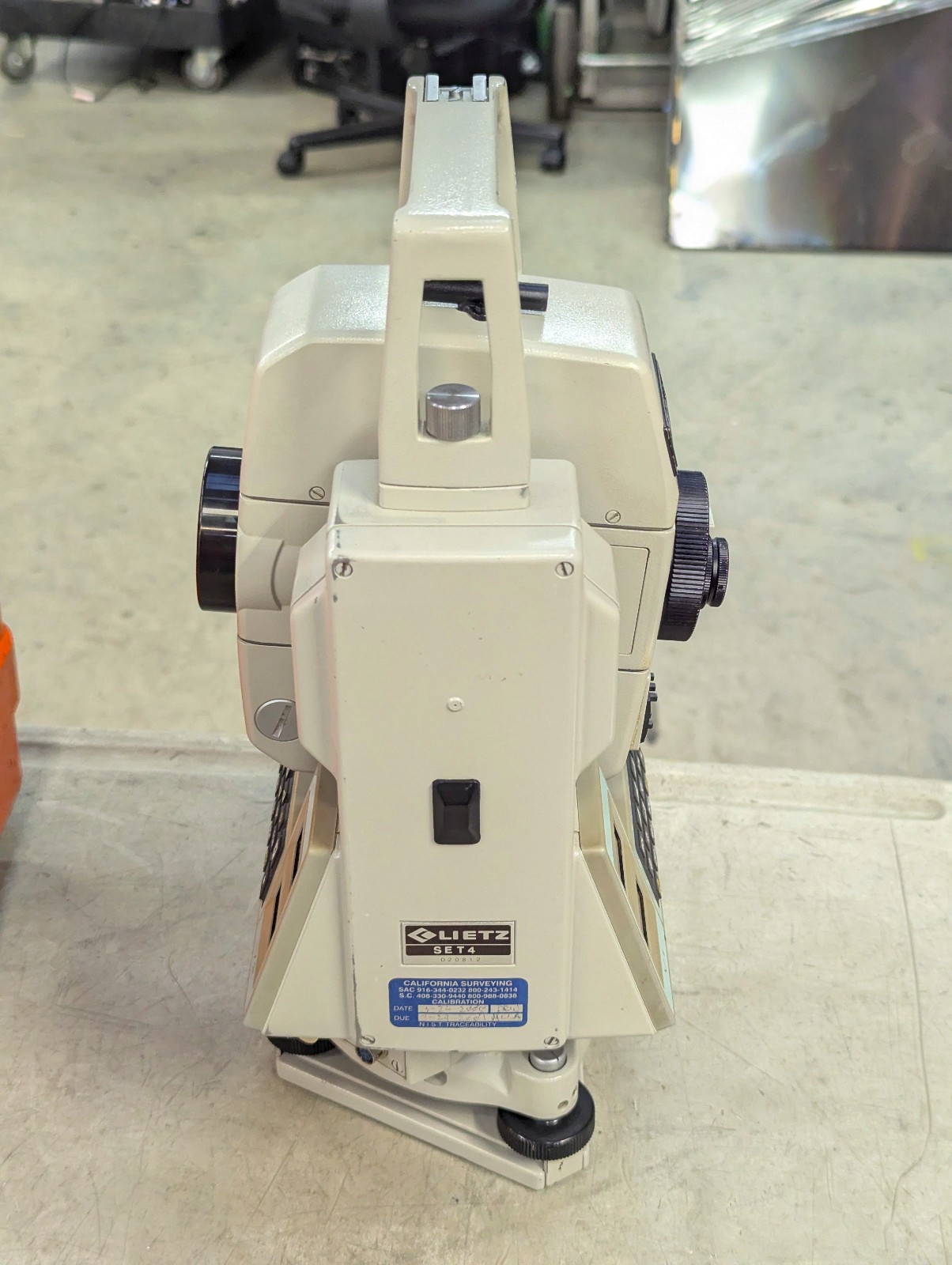 Sokkisha Lietz Set 4 Theodolite Survey Equipment; no charger; power on test only