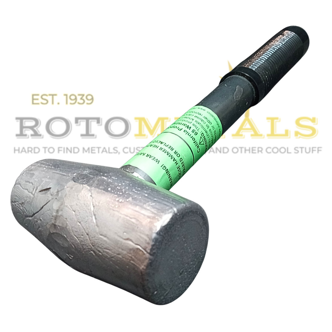 RotoMetals 5lb Lead Hammer - MADE IN AMERICA - Dead Blow Hammer - Essential Tool