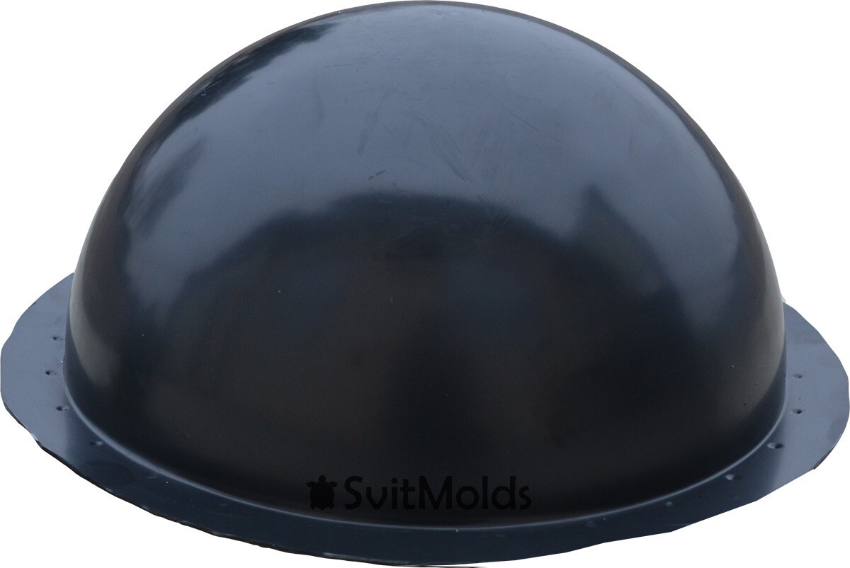 Ball Sphere Mold Concrete Cement Orb Atlas Stone Set 2 pcs 11.8'' Dia P27